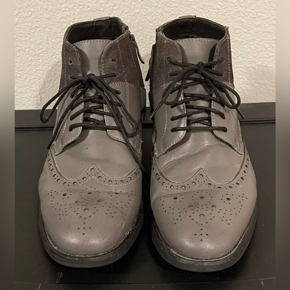 Vince Camuto Leather Wingtip Boots 11.5 - Picture 3 of 5